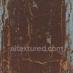 seamless Seamless 3D Rusty Metal PBR Texture Featuring Cracks and Peeling Paint texture 8k free download PBR