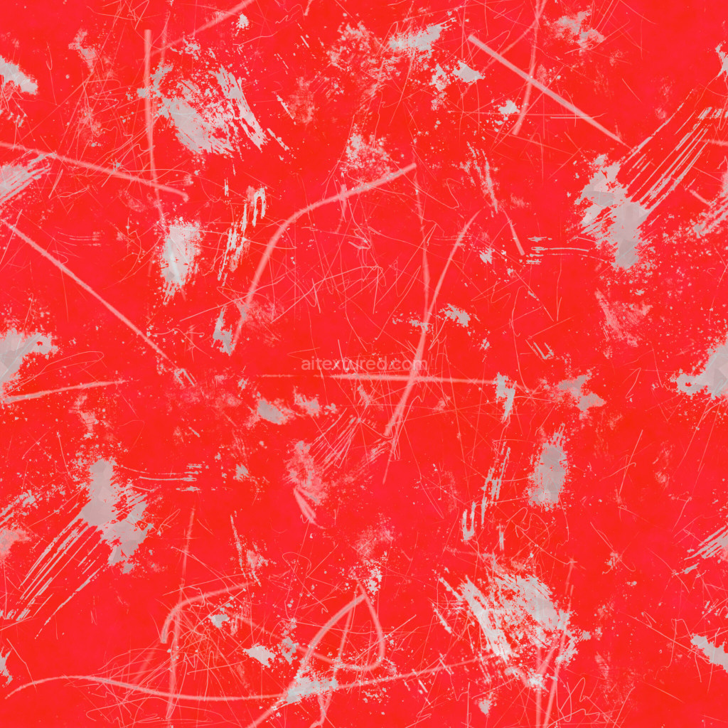 Seamless painted metal texture with a vibrant red finish