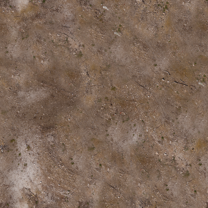 Aerial Ground seamless PBR texture preview