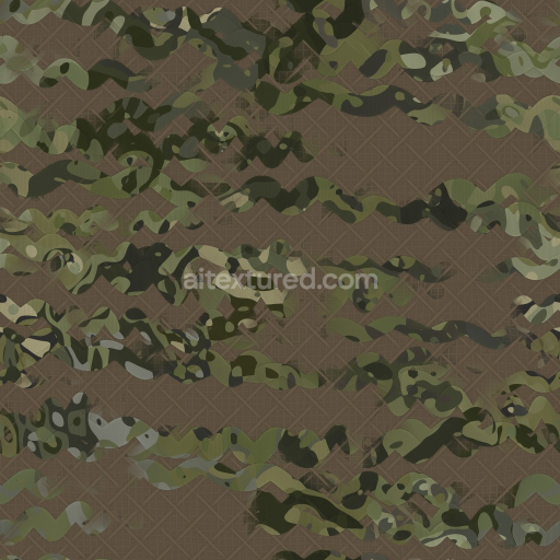 Archviz Army Cloth Fabric Mesh Military Net — Seamless PBR Texture