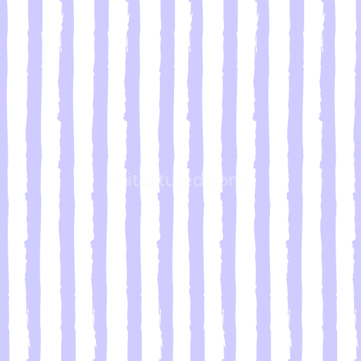 Seamless 3D PBR Texture of Light Purple Watercolor Vertical Stripes on White
