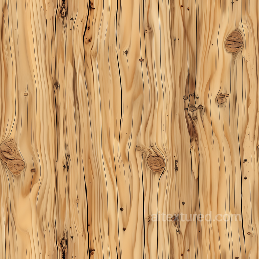 Pine Wood Planks PBR Texture Featuring Natural Knots and Grain seamless Wood PBR texture