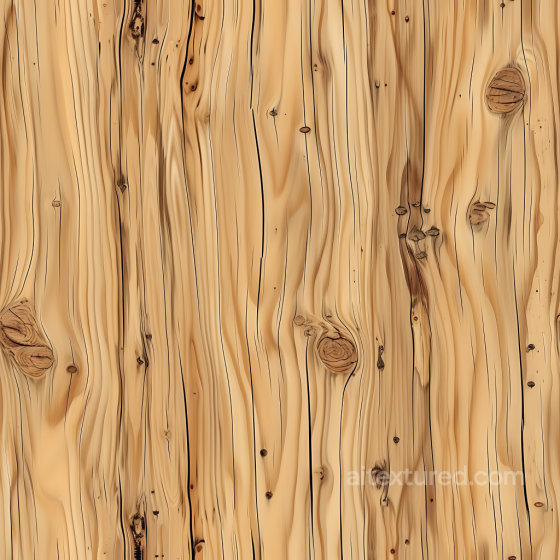 Pine Wood Planks PBR Texture Featuring Natural Knots and Grain Wood texture preview