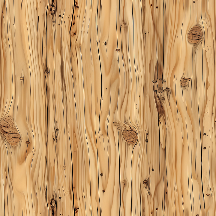 Pine Wood Planks Featuring Natural Knots and Grain seamless PBR texture preview