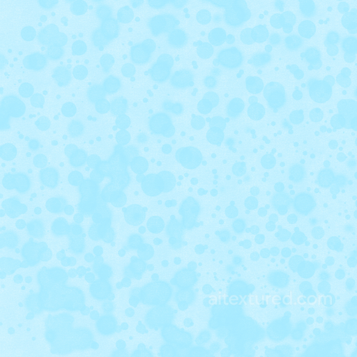 Light Blue Watercolor Texture with Soft Ink Blots seamless Watercolor texture PBR texture