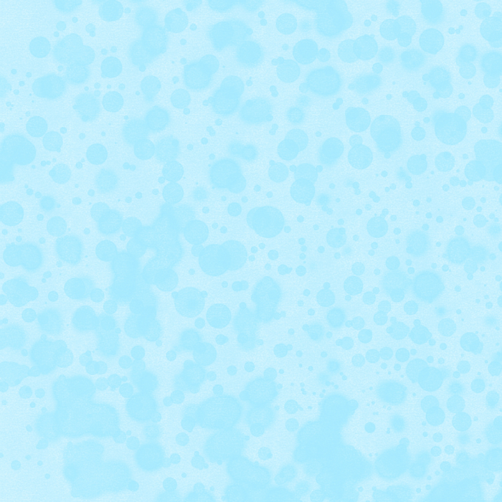 Light Blue Watercolor with Soft Ink Blots seamless PBR texture preview