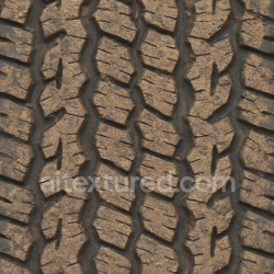seamless Seamless 3d texture pbr 8k all terrain tire with ribbed tread and dirt embedded for versatile offroad and onroad vehicle tires texture 8k free download PBR