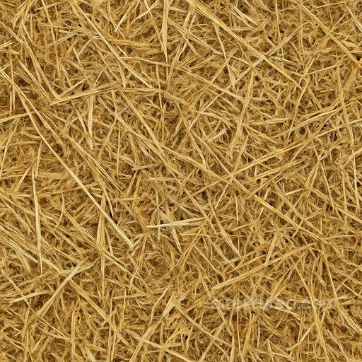 Organic Farm Hay Seamless Texture seamless Hay-straw PBR texture