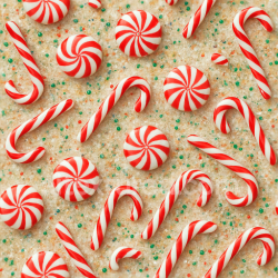 seamless Seamless 3d texture pbr 8k peppermint swirl peppermint candy sugar crystals holiday glitter texture 8k free download PBR