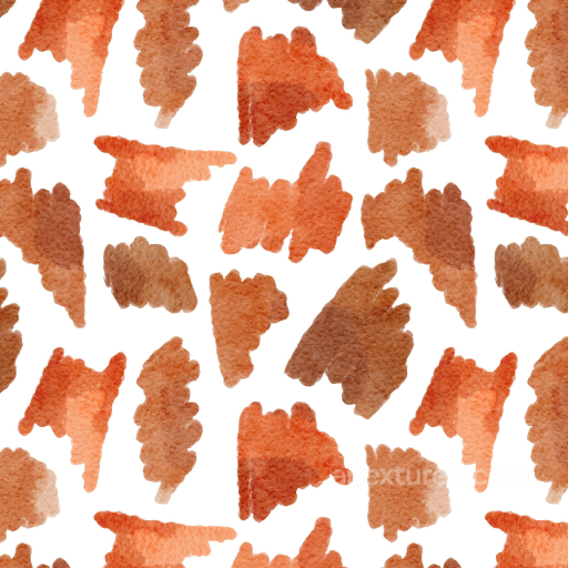 Watercolor Texture Featuring Soft Brown and Terracotta Strokes seamless Watercolor texture PBR texture