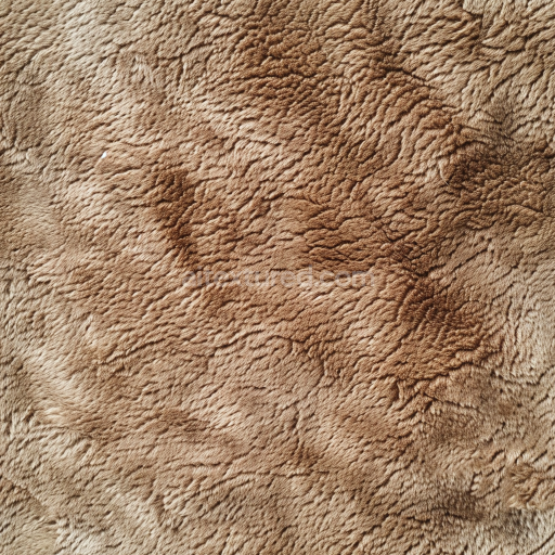 Seamless 3D PBR Texture of Worn Light Brown Suede Leather with Natural Wrinkles
