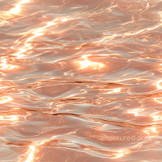 Warm Reflective Water Surface Seamless Texture with Soft Ripples Water texture preview