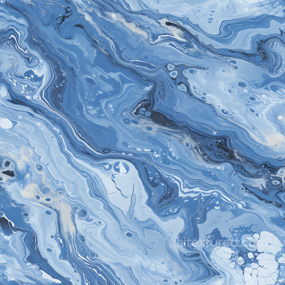 Blue Celeste Marble PBR Texture with Dynamic Fluid Veins Marble texture preview