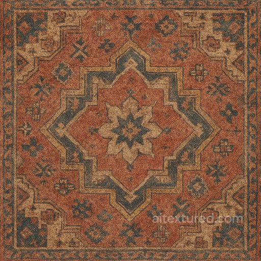 Rough Oriental Carpet Seamless Texture seamless Carpet PBR texture