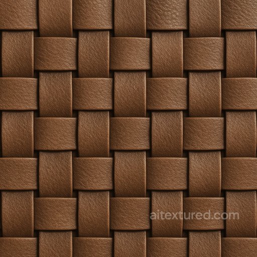 Weaved Leather Panels seamless Leather PBR texture