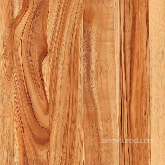 Light Oak Wood Planks PBR Texture with Distinct Grain and Knots Wood texture preview