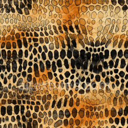 seamless Seamless 3D PBR Texture of Organic Leopard Print Fabric with Warm Brown and Black Spots texture 8k free download PBR