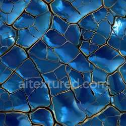 seamless Seamless 3D Cracked Blue Glass PBR Texture with Glossy Reflective Surfaces texture 8k free download PBR