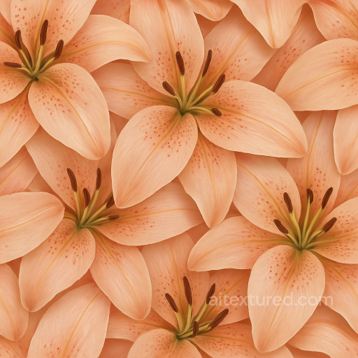 Lily Petals Flower Arrangement Flower Petals Closeup Natural Lighting seamless Flowers PBR texture