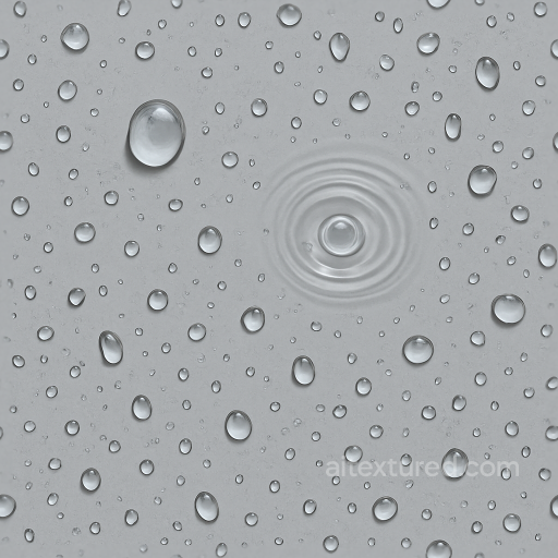 Natural Rain Drop Pattern seamless Drops PBR texture