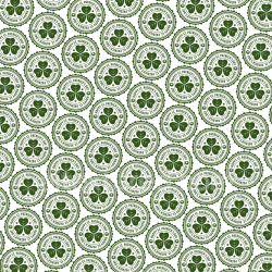 seamless Seamless 3D PBR St. Patrick’s Day Digital Paper Texture with Green Clover Seals texture 8k free download PBR