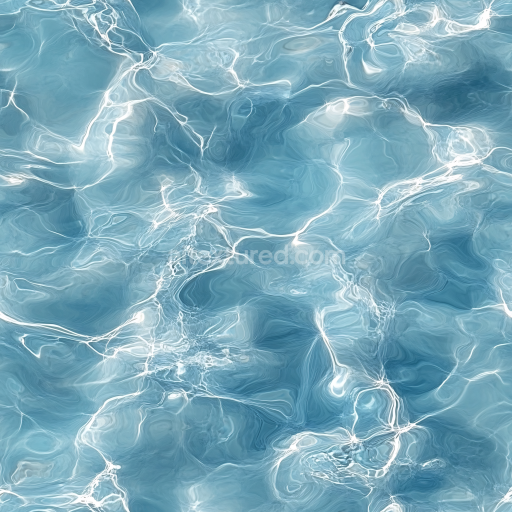 Seamless 3D Pool Water PBR Texture Featuring Soft Ripples and Realistic Highlights