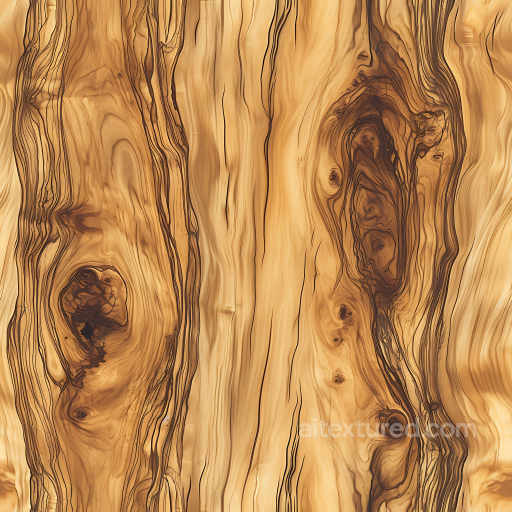 Rustic Wood Planks PBR Texture with Prominent Knots and Grain seamless Wood PBR texture