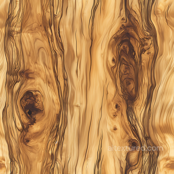 Rustic Wood Planks PBR Texture with Prominent Knots and Grain Wood texture preview