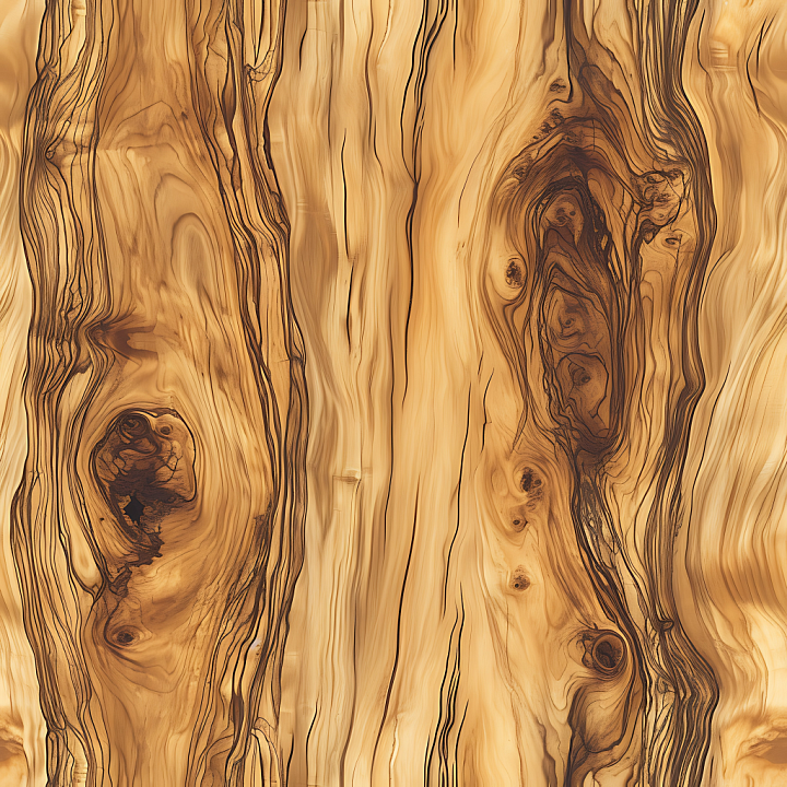 Rustic Wood Planks with Prominent Knots and Grain seamless PBR texture preview