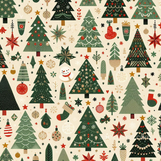 All Christmas Digital paper Texture of Whimsical Christmas Tree Digital Paper Pattern All Christmas Digital paper texture preview