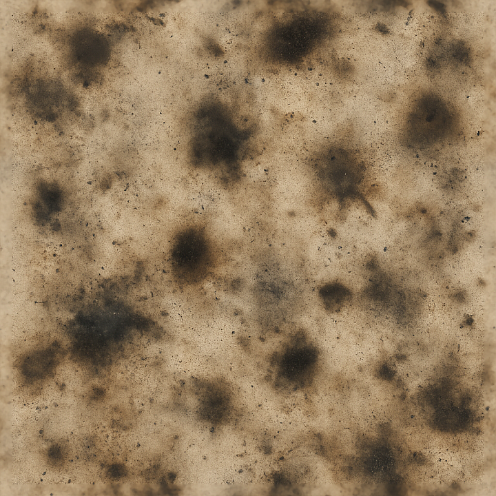 Fire Scorch And Burn Marks On Surfaces seamless PBR texture preview