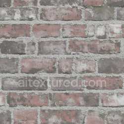 seamless Seamless 3D PBR Texture of Weathered Cracked Brick Wall with Rough Grout texture 8k free download PBR
