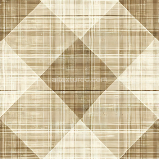Preview — Seamless 3D Metal PBR Texture Featuring Beige and Brown Plaid Pattern