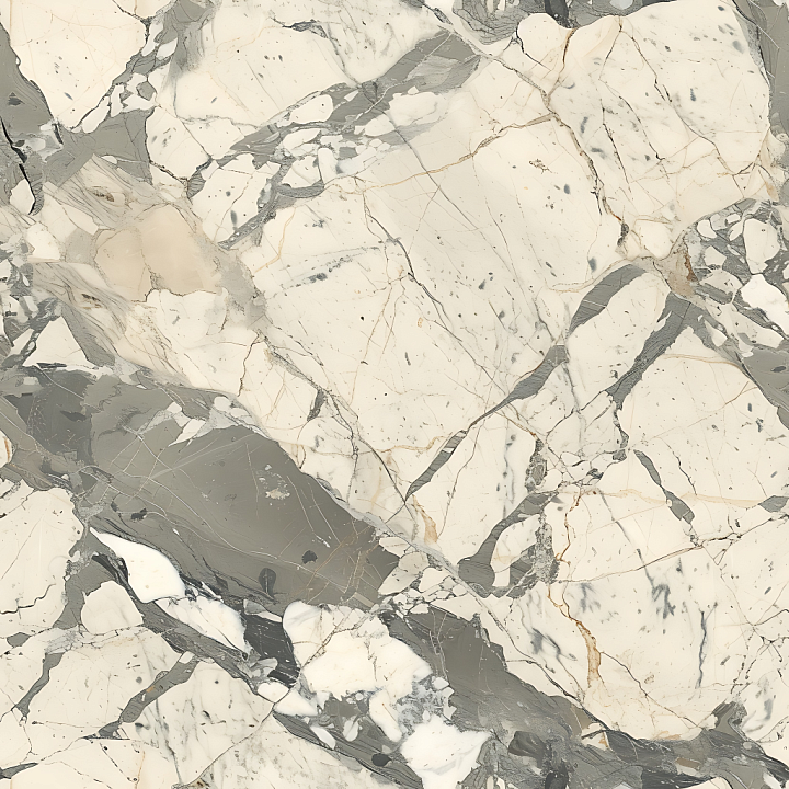 Grigio Carnico Natural Marble with Bold Veins seamless PBR texture preview