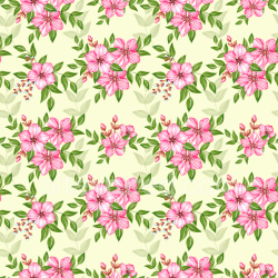 seamless Seamless 3D PBR Texture of Pink Flower Floral Pattern on Soft Fabric texture 8k free download PBR