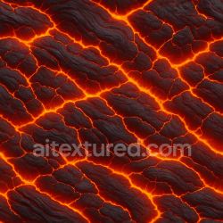 seamless Seamless 3D texture of molten lava flow PBR 8K surface texture 8k free download PBR
