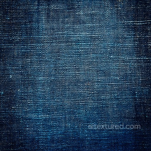 Cracked Denim Fabric PBR Texture with Worn Blue Weave Pattern seamless Denim jeans PBR texture