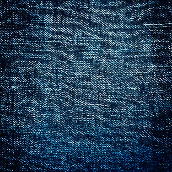 Cracked Denim Fabric with Worn Blue Weave Pattern seamless PBR texture preview