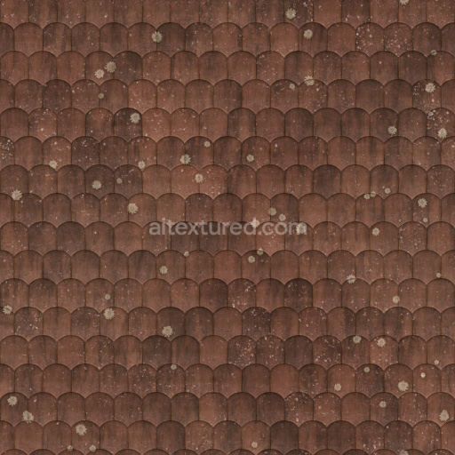 Preview — Archviz Roof Substance Designer Terracotta Tiles — Seamless PBR Texture