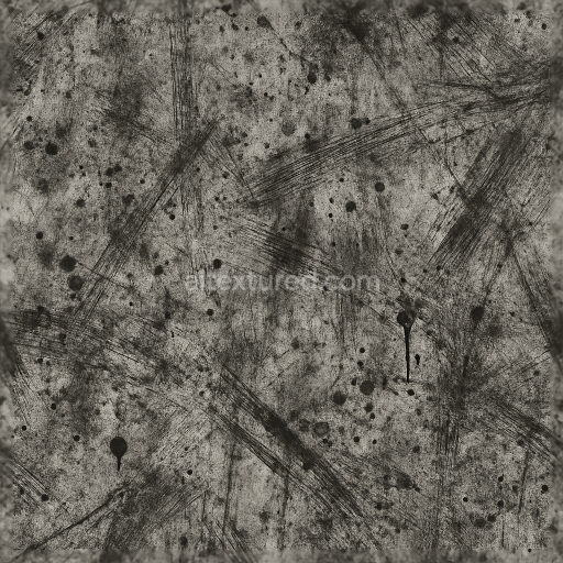 Seamless 3d texture pbr 8k splatter drip marks charcoal strokes distressed scuffed scratches grunge brush strokes