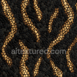 seamless Seamless 3D PBR texture of exotic reptilian skin with detailed scales and glossy highlights texture 8k free download PBR