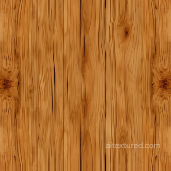 Pine Wood Planks PBR Texture Featuring Warm Honey Tone and Natural Grain Wood texture preview