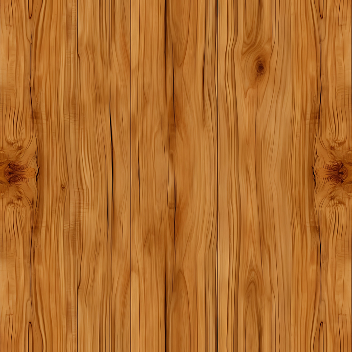 Pine Wood Planks Featuring Warm Honey Tone and Natural Grain seamless PBR texture preview