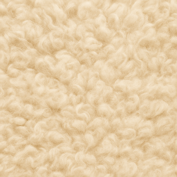 Merino Wool Fleece Soft Natural Wool Fibers seamless PBR texture preview