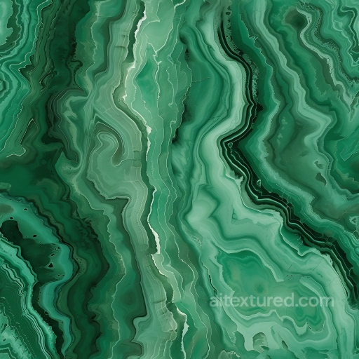 Guatemala Green Marble PBR Texture with Organic Wavy Veins seamless Marble PBR texture