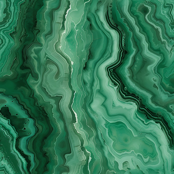 Guatemala Green Marble with Organic Wavy Veins seamless PBR texture preview