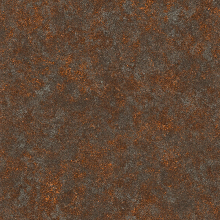Metallic Oxidized Iron seamless PBR texture preview