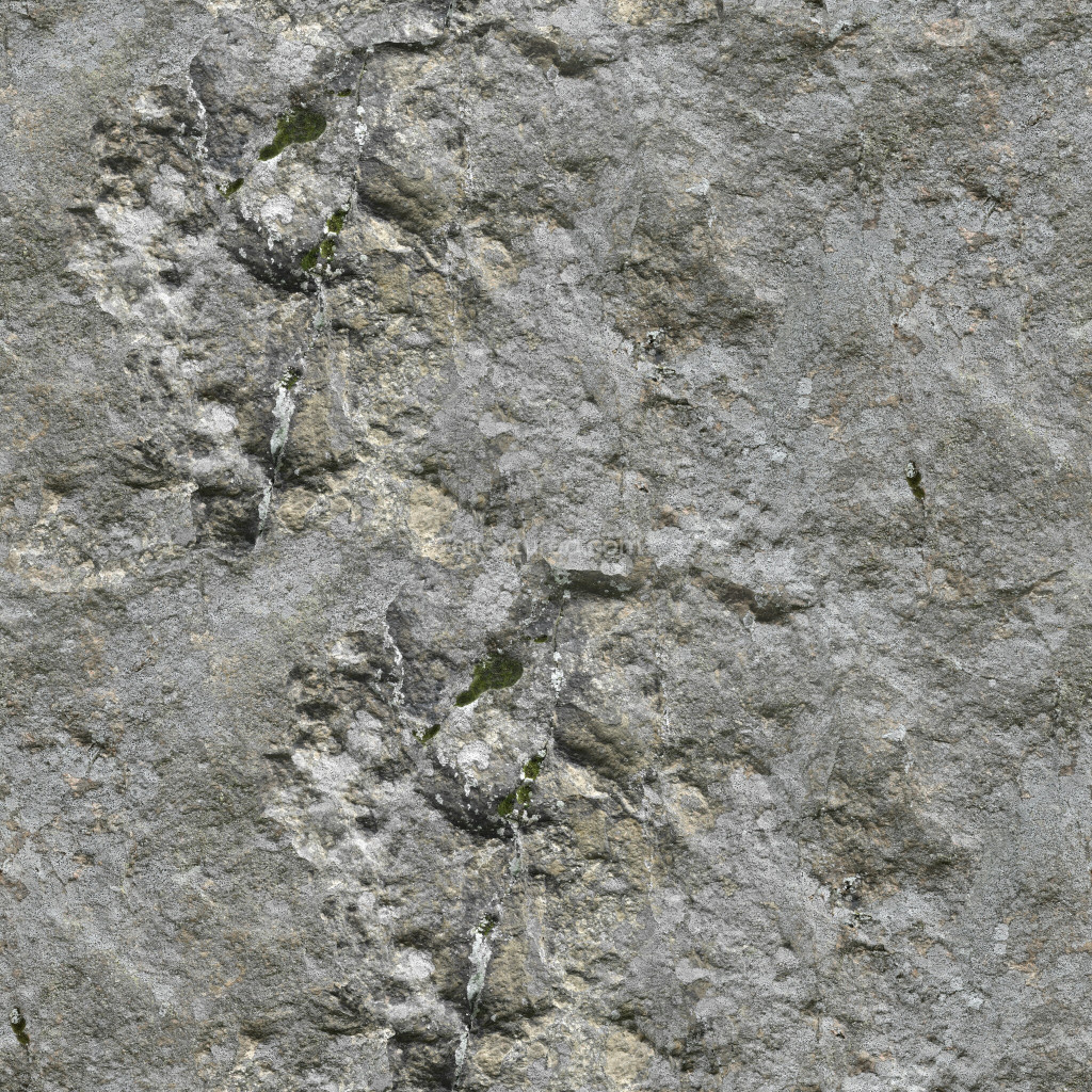 Seamless PBR rock texture with natural details