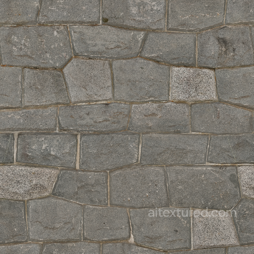 Japanese Stone Wall seamless Stone PBR texture