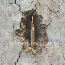 seamless Seamless 3D Cracked & Holes PBR Texture Featuring Weathered Gray Concrete with Jagged Cracks and Rough Breaks texture 8k free download PBR